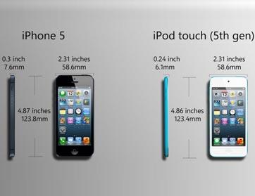 ماذا تختار بين iPhone 5 وiPod touch 5G ؟